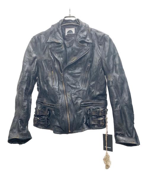 Moonage Devilment（ムーンエイジデビルメント）Moonage Devilment (ムーンエイジデビルメント) レザージャケット ブラック サイズ:46 未使用品の古着・服飾アイテム