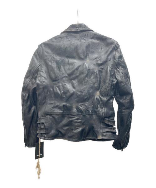 Moonage Devilment（ムーンエイジデビルメント）Moonage Devilment (ムーンエイジデビルメント) レザージャケット ブラック サイズ:46 未使用品の古着・服飾アイテム