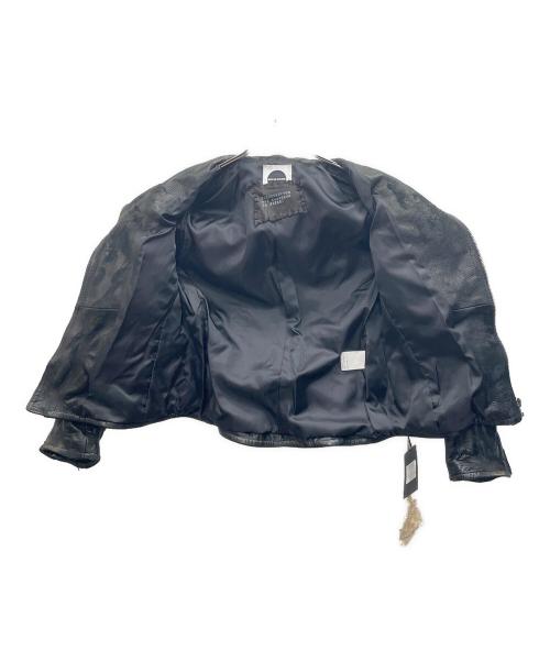 Moonage Devilment（ムーンエイジデビルメント）Moonage Devilment (ムーンエイジデビルメント) レザージャケット ブラック サイズ:46 未使用品の古着・服飾アイテム
