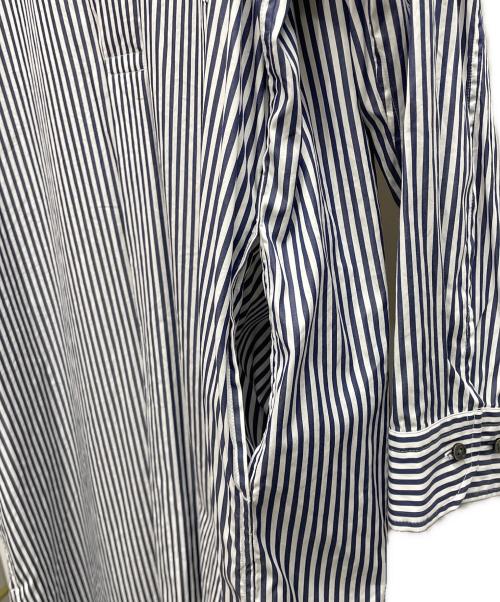 ticca（ティッカ）ticca (ティッカ) 長袖ワンピース ホワイト×ネイビー サイズ:Fの古着・服飾アイテム