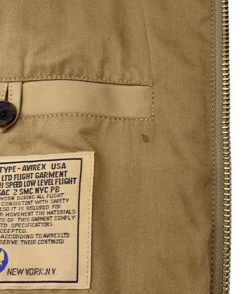 AVIREX（アヴィレックス）AVIREX (アヴィレックス) G9 MOD USAF THUNDERBIRDS ベージュ サイズ:XLの古着・服飾アイテム