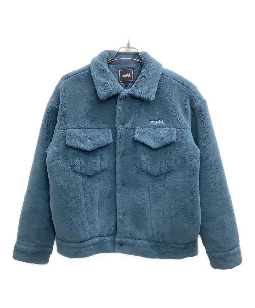 X-GIRL（エックスガール）X-GIRL (エックスガール) ボアジャケット ブルー サイズ:Mの古着・服飾アイテム