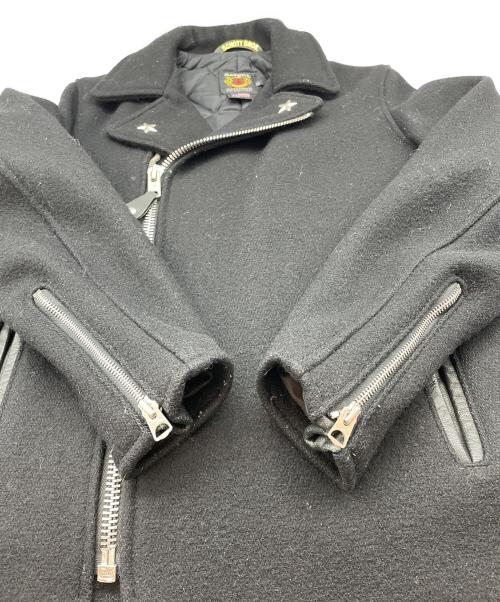 Schott（ショット）Schott (ショット) ジップフロントPコート ブラック サイズ:30の古着・服飾アイテム