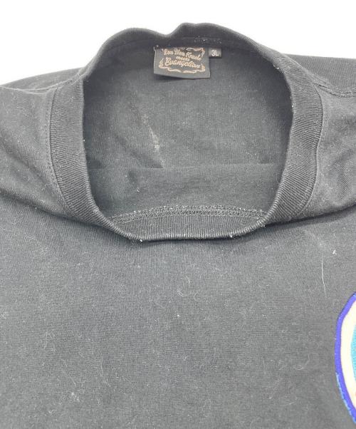 LowBlowKnuckle（ロウブロウナックル）LowBlowKnuckle (ロウブロウナックル) 半袖カットソー ブラック サイズ:3Lの古着・服飾アイテム