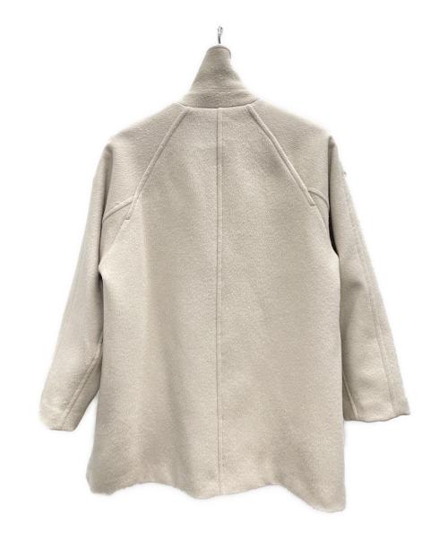 JOURNAL STANDARD（ジャーナルスタンダード）JOURNAL STANDARD (ジャーナルスタンダード) ウールアンゴラバルカラーミドル コート アイボリー サイズ:38の古着・服飾アイテム