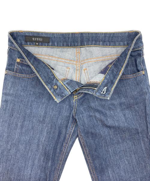 GUCCI（グッチ）GUCCI (グッチ) デニムパンツ インディゴ サイズ:38の古着・服飾アイテム
