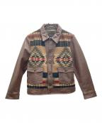 CARPHEY LEATHERカーフィー レザー）の古着「レザージャケット」｜ブラウン