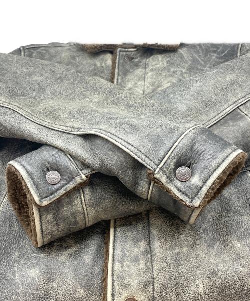 GAP（ギャップ）GAP (ギャップ) レザーコート ブラック サイズ:Lの古着・服飾アイテム