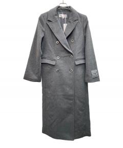 中古・古着通販】ACLENT (アクレント) チェスターロングコート グレー