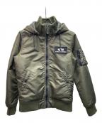 ALPHAアルファ）の古着「ジャケット」｜オリーブ