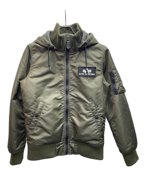 ALPHA（アルファ）ALPHA (アルファ) ジャケット オリーブ サイズ:MEDIUMの古着・服飾アイテム