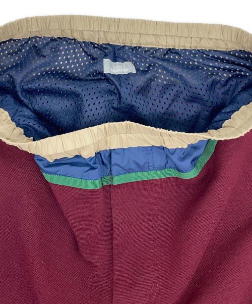 kolor/BEACON（カラービーコン）kolor/BEACON (カラービーコン) トラックパンツ レッド×ベージュ×ブルー サイズ:1の古着・服飾アイテム