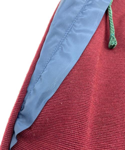 kolor/BEACON（カラービーコン）kolor/BEACON (カラービーコン) トラックパンツ レッド×ベージュ×ブルー サイズ:1の古着・服飾アイテム