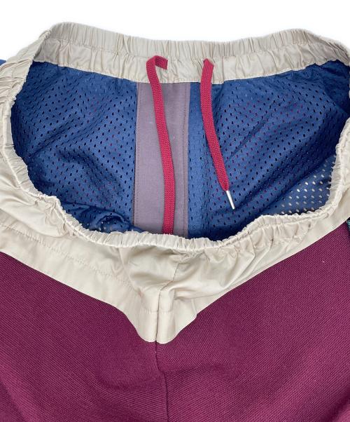 kolor/BEACON（カラービーコン）kolor/BEACON (カラービーコン) トラックパンツ レッド×ベージュ×ブルー サイズ:1の古着・服飾アイテム