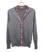 MONCLERモンクレール）の古着「ニットカーディガン」｜グレー