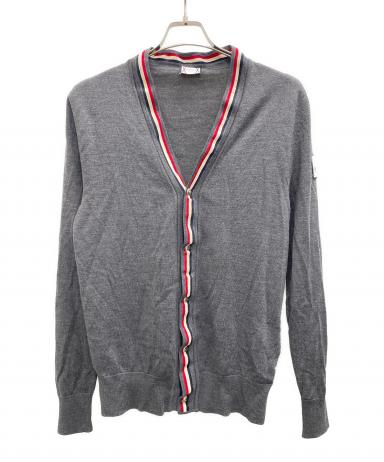 中古　MONCLER グレー Vネック セーター　Mサイズ 1013010960621013_01_9033w.jpeg