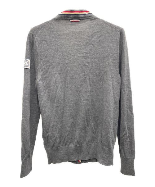 MONCLER（モンクレール）MONCLER (モンクレール) ニットカーディガン グレー サイズ:Mの古着・服飾アイテム