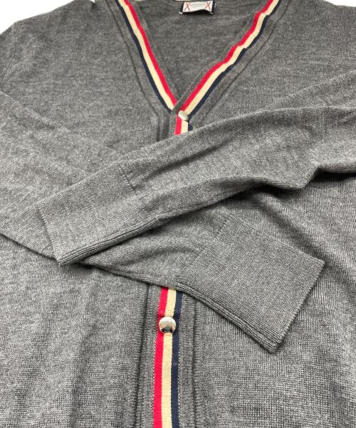 MONCLER（モンクレール）MONCLER (モンクレール) ニットカーディガン グレー サイズ:Mの古着・服飾アイテム