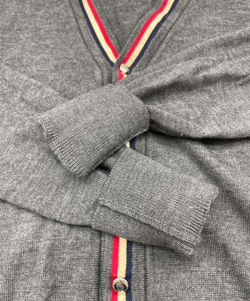 MONCLER（モンクレール）MONCLER (モンクレール) ニットカーディガン グレー サイズ:Mの古着・服飾アイテム