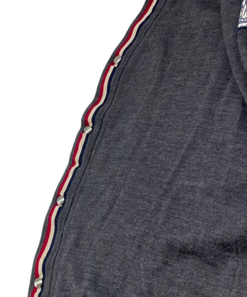 MONCLER（モンクレール）MONCLER (モンクレール) ニットカーディガン グレー サイズ:Mの古着・服飾アイテム