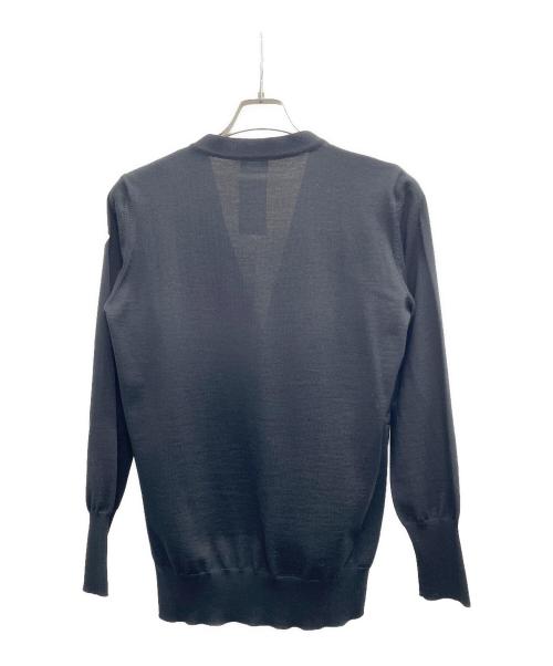 MONCLER V（モンクレール ブイ）MONCLER V (モンクレール ブイ) 切替ニットカーディガン ブラック サイズ:Sの古着・服飾アイテム