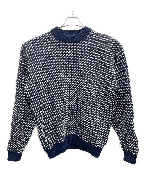 L.L.Bean（エルエルビーン）L.L.Bean (エルエルビーン) 厚手ニット ネイビー サイズ:MEDIUMの古着・服飾アイテム