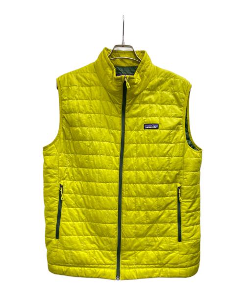 Patagonia（パタゴニア）Patagonia (パタゴニア) 中綿ベスト イエロー サイズ:Lの古着・服飾アイテム