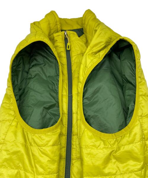 Patagonia（パタゴニア）Patagonia (パタゴニア) 中綿ベスト イエロー サイズ:Lの古着・服飾アイテム