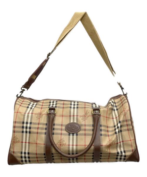 Burberry's（バーバリーズ）Burberry's (バーバリーズ) ボストンバッグ ベージュの古着・服飾アイテム