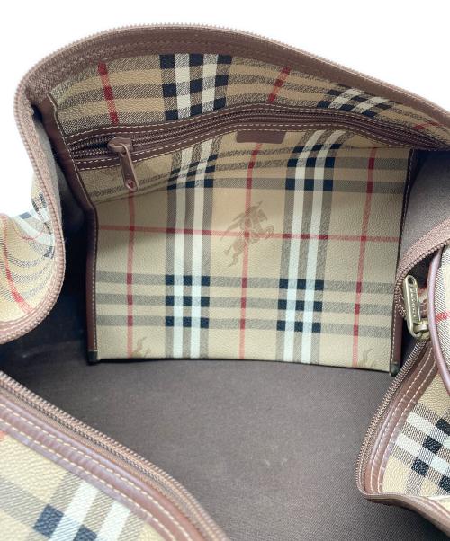 Burberry's（バーバリーズ）Burberry's (バーバリーズ) ボストンバッグ ベージュの古着・服飾アイテム