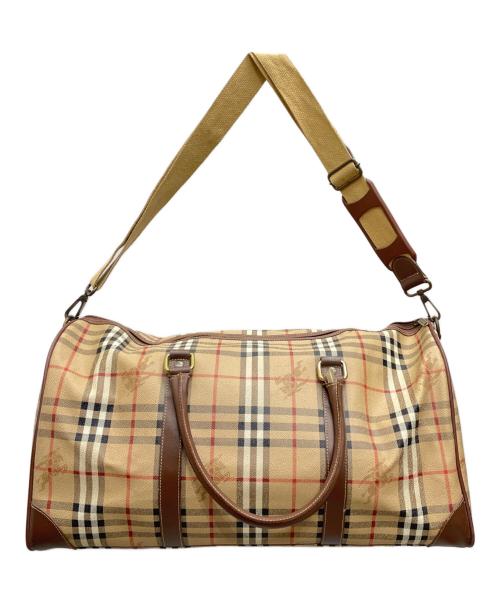 Burberry's（バーバリーズ）Burberry's (バーバリーズ) ボストンバッグ ベージュの古着・服飾アイテム