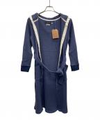 TODAYFULトゥデイフル）の古着「フード付カーディガン」｜ネイビー