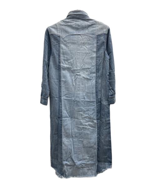 UNGRID（アングリッド）UNGRID (アングリッド) シャツワンピース インディゴ サイズ:F 未使用品の古着・服飾アイテム