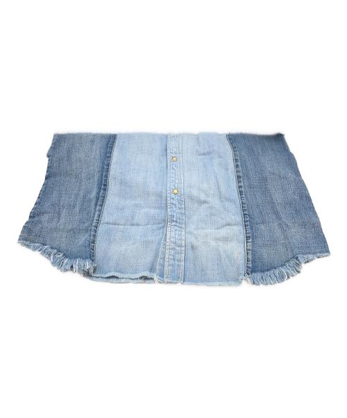 UNGRID（アングリッド）UNGRID (アングリッド) シャツワンピース インディゴ サイズ:F 未使用品の古着・服飾アイテム