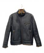 Wind Armorウィンドアーマー）の古着「ムートンジャケット」｜ブラック