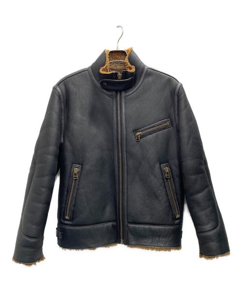 Wind Armor（ウィンドアーマー）Wind Armor (ウィンドアーマー) ムートンジャケット ブラック サイズ:Mの古着・服飾アイテム