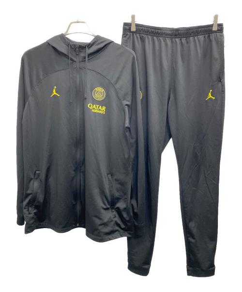 Paris Saint-Germain（パリサンジェルマン）Paris Saint-Germain (パリサンジェルマン) NIKE (ナイキ) JORDAN (ジョーダン) トレーニングセット ブラック サイズ:XLの古着・服飾アイテム