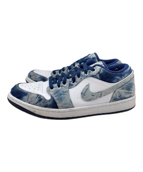 NIKE（ナイキ）NIKE (ナイキ) AIR JORDAN 1 LOW WASHED DENIM CZ8455-100  インディゴ サイズ:29cmの古着・服飾アイテム