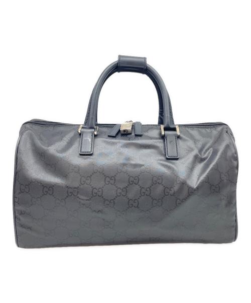 GUCCI（グッチ）GUCCI (グッチ) ボストンバッグ ブラックの古着・服飾アイテム
