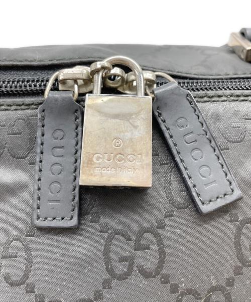 GUCCI（グッチ）GUCCI (グッチ) ボストンバッグ ブラックの古着・服飾アイテム