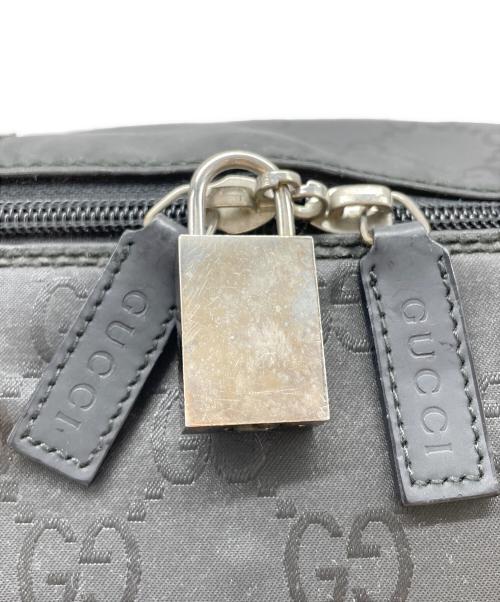 GUCCI（グッチ）GUCCI (グッチ) ボストンバッグ ブラックの古着・服飾アイテム