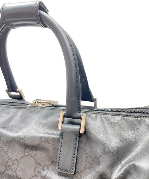 GUCCI（グッチ）GUCCI (グッチ) ボストンバッグ ブラックの古着・服飾アイテム