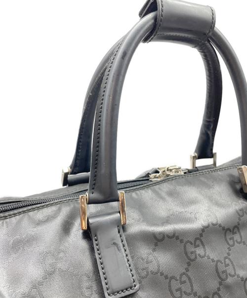 GUCCI（グッチ）GUCCI (グッチ) ボストンバッグ ブラックの古着・服飾アイテム