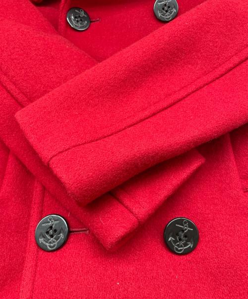 UNITED CARR（ユナイテッドカー）UNITED CARR (ユナイテッドカー) Pコート レッド サイズ:34の古着・服飾アイテム