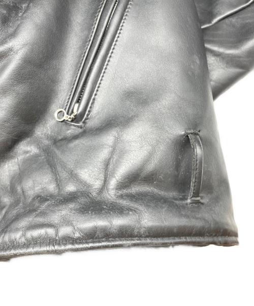 Schott（ショット）Schott (ショット) ライダースジャケット ブラック サイズ:38の古着・服飾アイテム