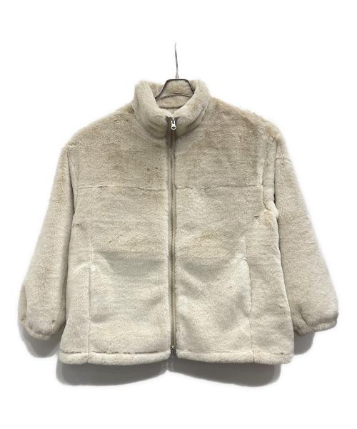 JOURNAL STANDARD relume（ジャーナルスタンダード レリューム）JOURNAL STANDARD relume (ジャーナルスタンダード レリューム) フルジップファーブルゾン ベージュ サイズ:Fの古着・服飾アイテム