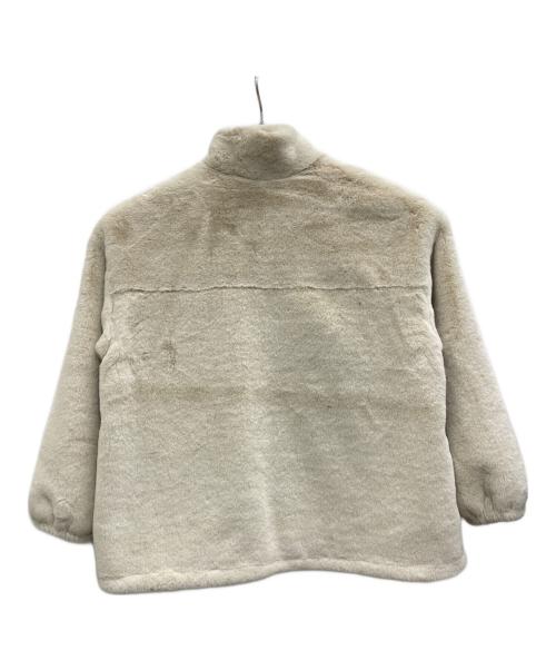 JOURNAL STANDARD relume（ジャーナルスタンダード レリューム）JOURNAL STANDARD relume (ジャーナルスタンダード レリューム) フルジップファーブルゾン ベージュ サイズ:Fの古着・服飾アイテム