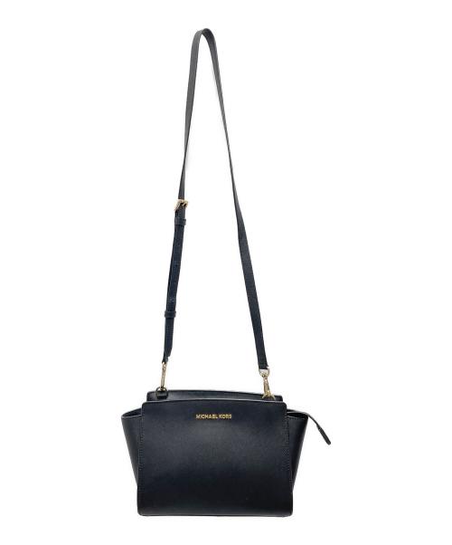 MICHAEL KORS（マイケル・コース）MICHAEL KORS (マイケル・コース) ショルダーバッグ ブラックの古着・服飾アイテム