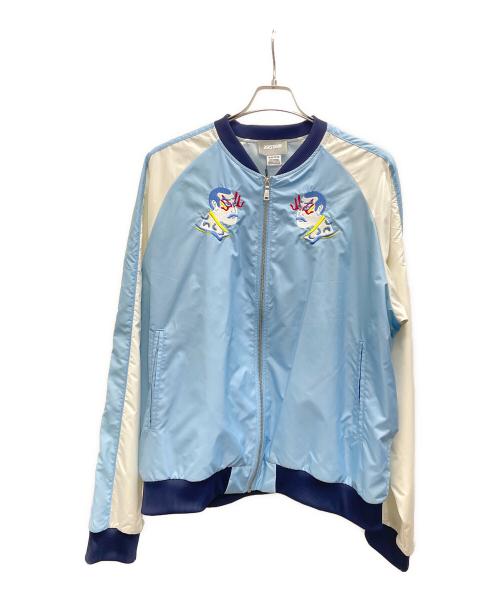 asics tiger（アシックスタイガー）asics tiger (アシックスタイガー) ジャケット スカイブルー サイズ:XLの古着・服飾アイテム