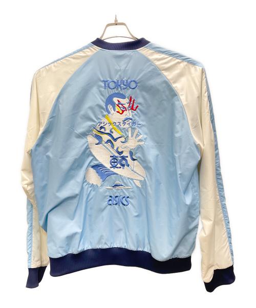 asics tiger（アシックスタイガー）asics tiger (アシックスタイガー) ジャケット スカイブルー サイズ:XLの古着・服飾アイテム